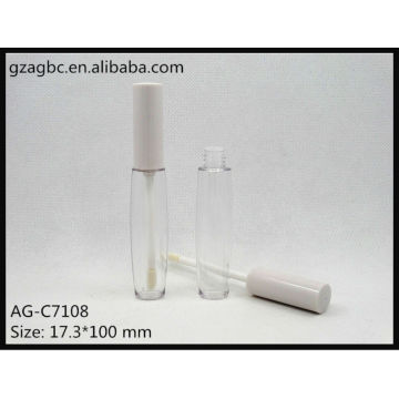 Transparent&Empty Plastic Round Lip Gloss Tube AG-C7108, AGPM Cosmetic Packaging , Custom Colors/Logo